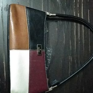 Colorblock hand bag